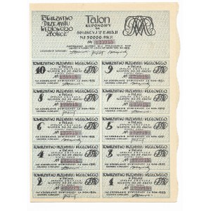Towarzystwo Przemysłu Węglowego w Polsce Sp. Akc., 5th issue, 50 shares at 1000 Mk.P. 50,000 Polish marks