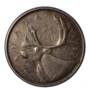 Canada, 25 cents 1959
