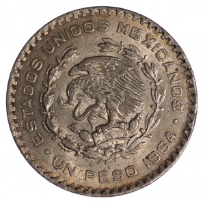 Meksyk, Republika, 1 Peso 1964