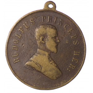 Medal, na pamiątkę pobytu w Galicji następcy tronu Rudolfwa, lipiec 1877