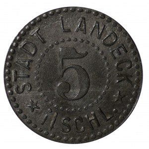 Landeck (Lądek Zdrój), 5 fenigów bez daty