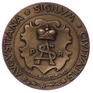 Medal, Zygmunt August 1557 - Augustów 1987