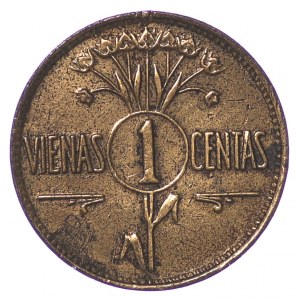 Litwa, 1 centas 1925