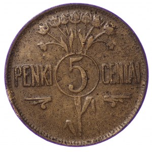 Litwa, 5 centai 1925