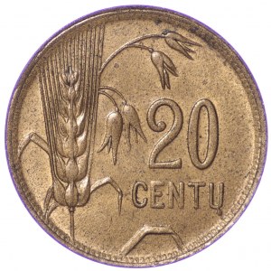 Lithuania, 20 cent 1925