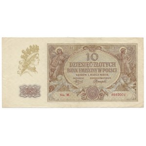 10 Złotych 1940, seria M