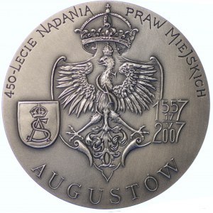 Medal, 450 - lecie nadania praw miejskich Augustów 2007