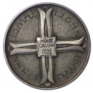 Medal, MONTE CASSINO 1984, medal niesygnowany