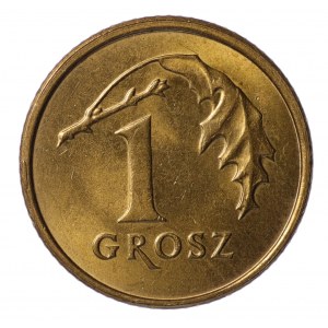 1 grosz 2005 SKRĘTKA