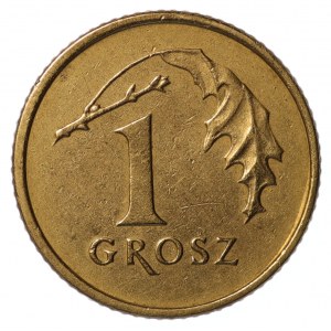 1 grosz 1992 SKRĘTKA