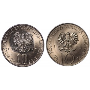 10 złotych Bolesław Prus i Adam Mickiewicz 1975