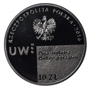 10 zloty, 200th anniversary of the founding of the University of Warsaw 2016
