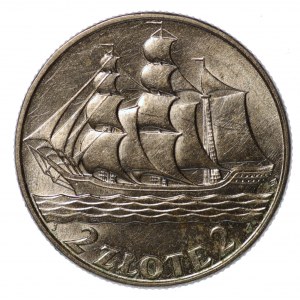 Sailing ship, 2 gold 1936
