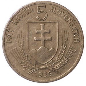 Słowacja, 5 Kronen 1939