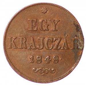 Węgry, 1 Krajczar 1848