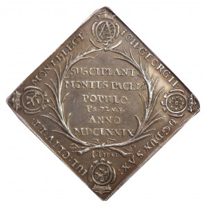 Germany, Saxony, Johann George II (1656-1680), clipped shooting thaler 1679 - very nicely preserved