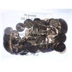 Mint bag 100 x 10 pennies 2006