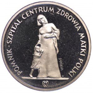 200 złotych Pomnik - Szpital Centrum Zdrowia Matki Polski 1985 PRÓBA