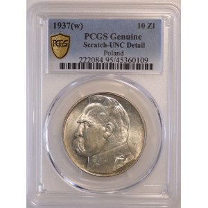 Piłsudski, 10 złotych 1937