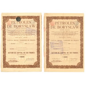 Petroles de Boryslaw, 100 franków - 2 sztuki