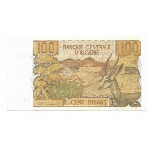 Algeria, 100 dinars 1970