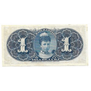 Cuba, 1 peso 1896