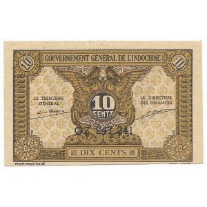 Indochiny Francuskie, 10 Cents (1942)