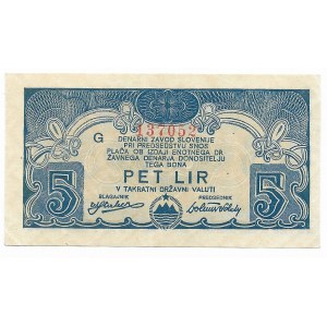 Slovenia, 5 lira 1944