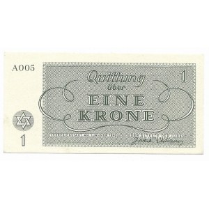 Czechosłowacja (Getto Terezin), 1 korona 1943