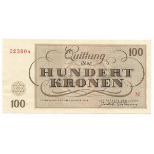 Czechosłowacja (Getto Terezin), 100 koron 1943, seria N
