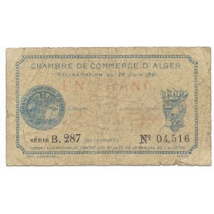Algieria, 1 franc 1921