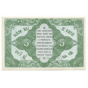 Indochiny Francuskie, 5 Cents (1942)