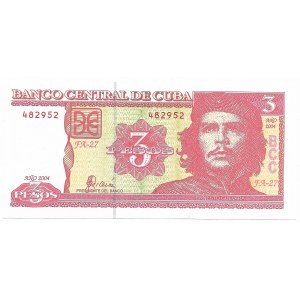 Kuba, 3 pesos 2004