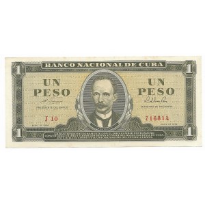 Cuba, 1 peso 1964