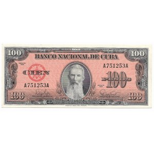 Kuba, 100 pesos 1959