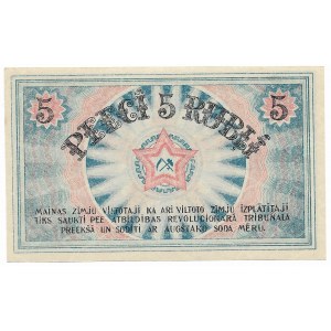 Latvia, Riga, 5 Rubles 1919