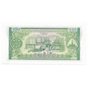 Laos, 200 Kip 1968