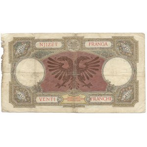Albania, 20 franga 1940
