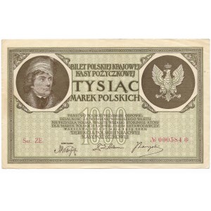 1,000 Polish marks 1919, series ZE