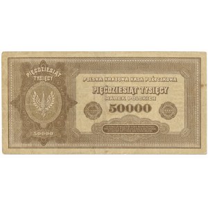 50.000 marek polskich, 1922, seria O