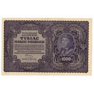 1,000 Polish marks 1919, 1st series AX