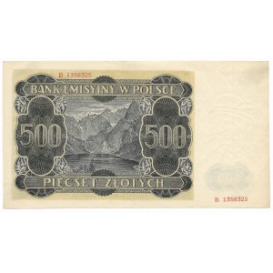 500 zloty 1940, series B