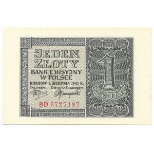 1 złoty 1941, seria BD