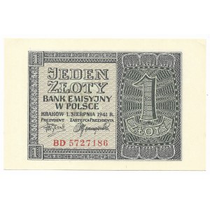 1 złoty 1941, seria BD