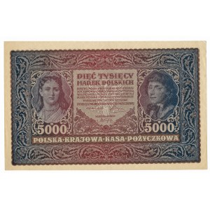 5,000 Polish marks 1920, 2nd series V