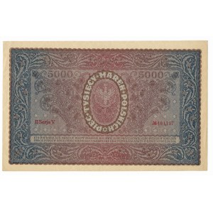 5,000 Polish marks 1920, 2nd series V
