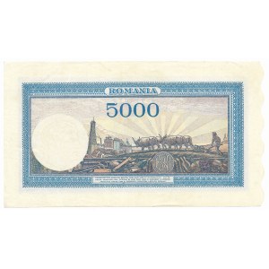 Romania, 5,000 lei 1943