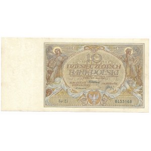 10 złotych 1929, seria EI