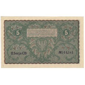 5 marek polskich 1919, II seria CB