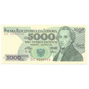 5.000 złotych 1988, seria DC